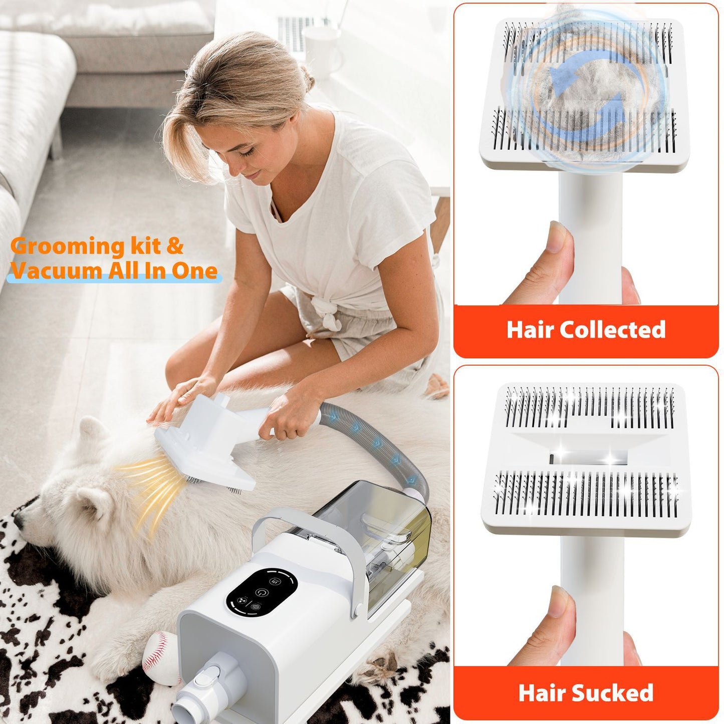 Beauty Vacuum Cleaner Kit With Strong Suction For Pet Hair