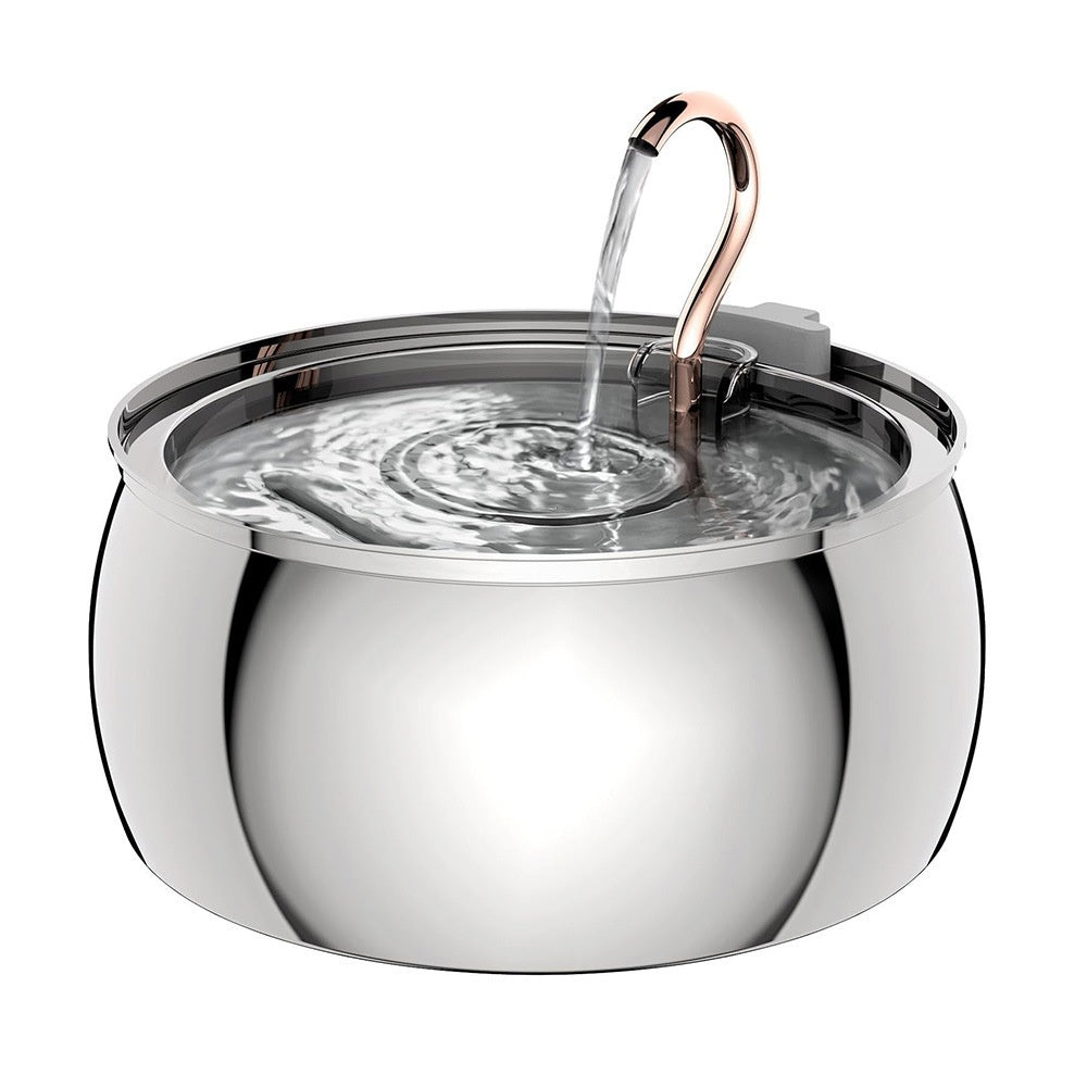 4L Water Drop Large Capacity Pet Stainless Steel Water Dispenser