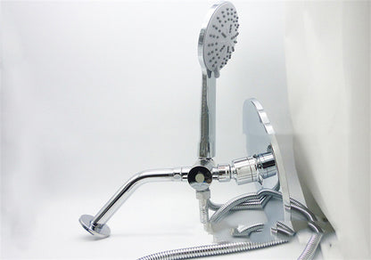 American Five-piece Set High Pressure Double Head Split Shower