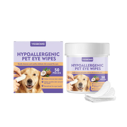 Hypoallergenic Pet Eye Wipes